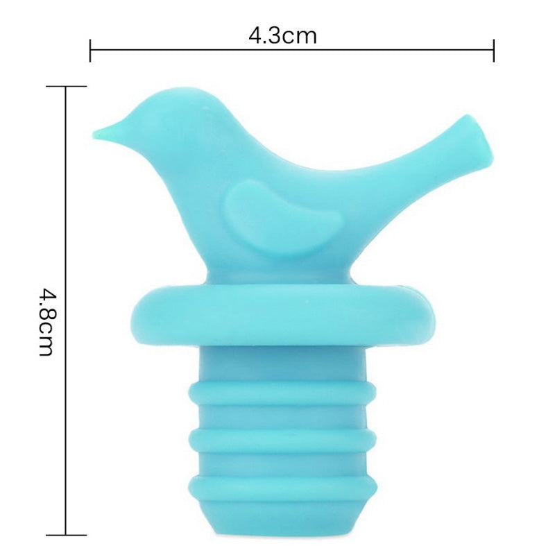Tutup Botol Silikon Bentuk Burung