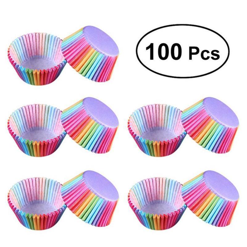 Kertas Cupcake Rainbow 60 Pcs