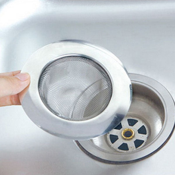Penyaring Kotoran Wastafel Dapur Stainless Steel Anti Buntu