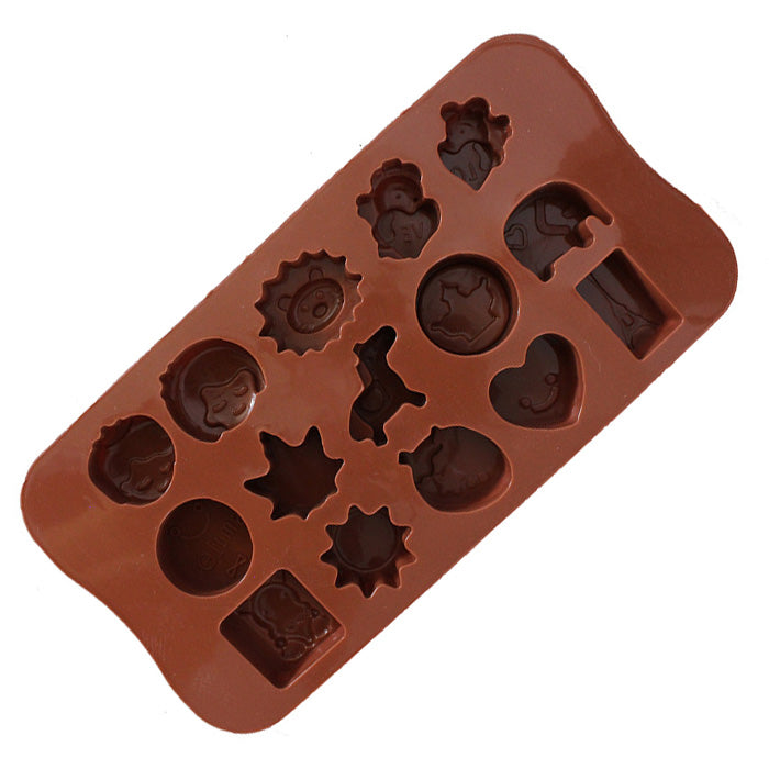 Cetakan Silikon Pudding Jelly Boy Girl Cute Cartoon