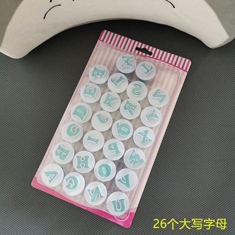 Set Cetakan Kue Biskuit Angka Huruf Cookies Cutter Dekorasi