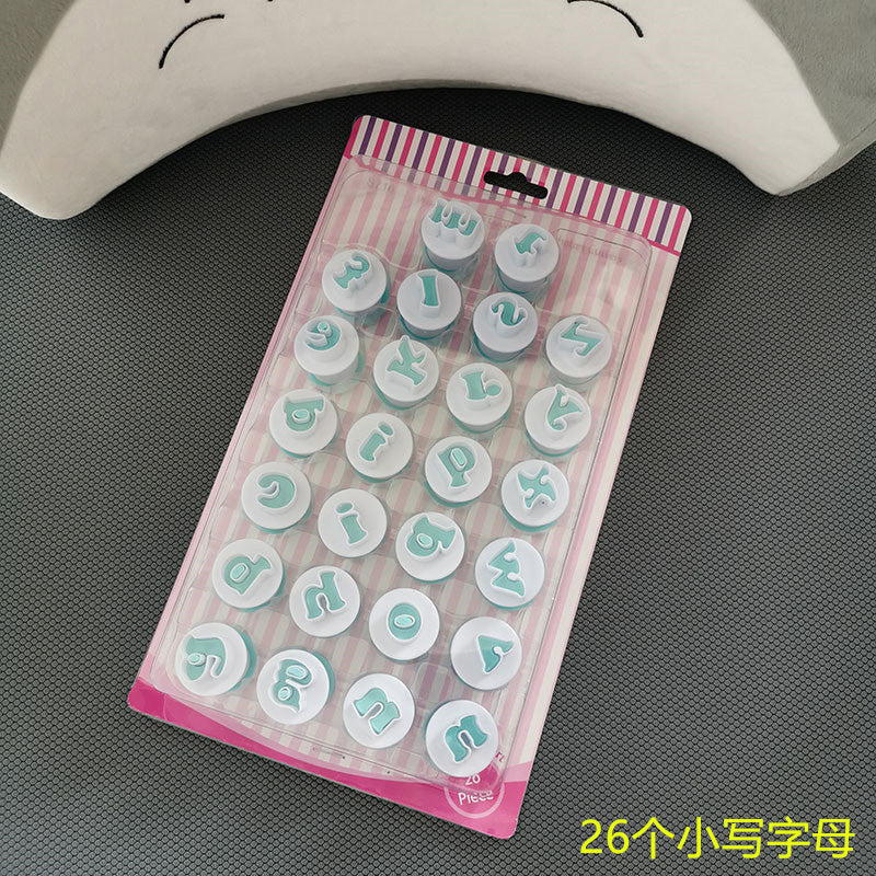 Set Cetakan Kue Biskuit Angka Huruf Cookies Cutter Dekorasi