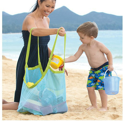 Big Net Storage Bag Tas Jaring Mainan Anak di Pantai