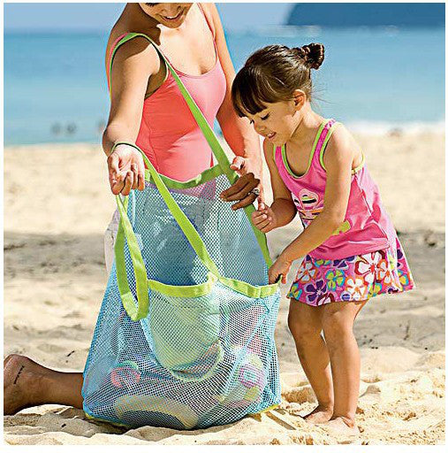 Big Net Storage Bag Tas Jaring Mainan Anak di Pantai