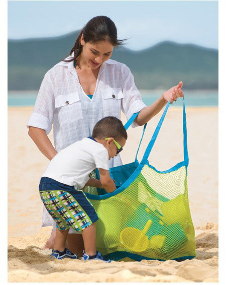 Big Net Storage Bag Tas Jaring Mainan Anak di Pantai