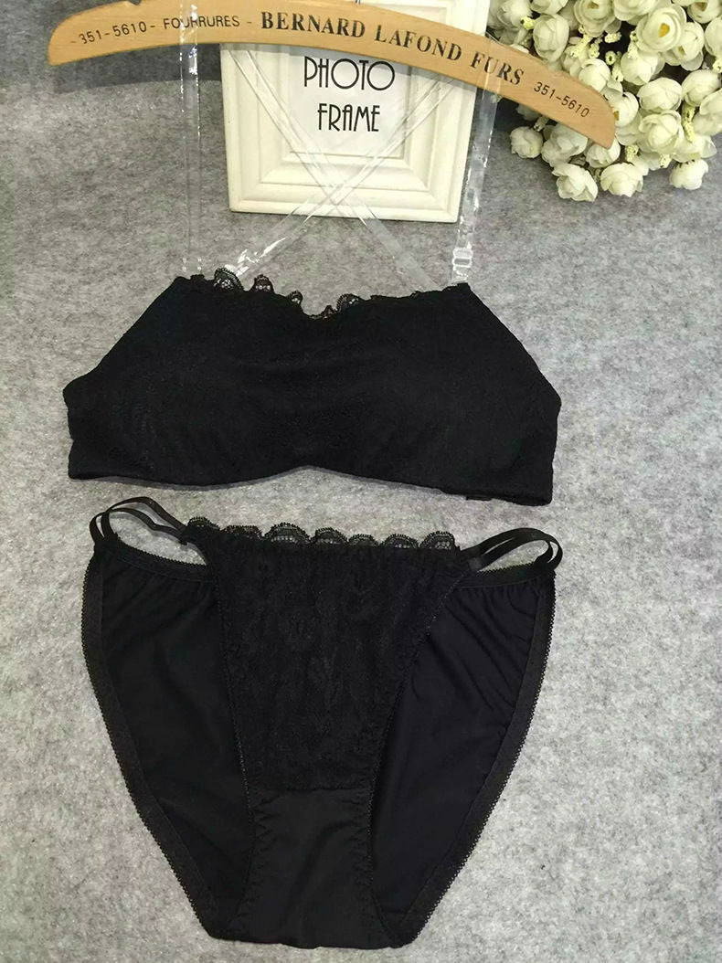 Bra Set Lace X Back