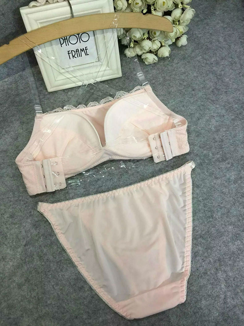 Bra Set Lace X Back