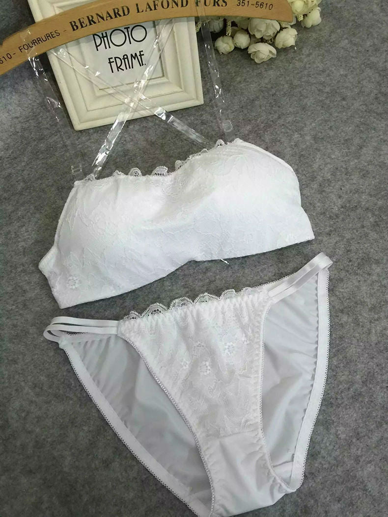 Bra Set Lace X Back
