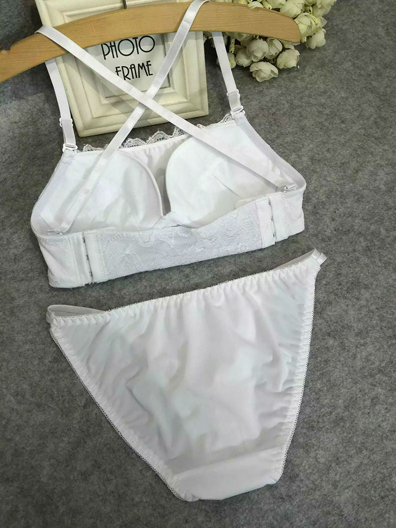 Bra Set Lace X Back