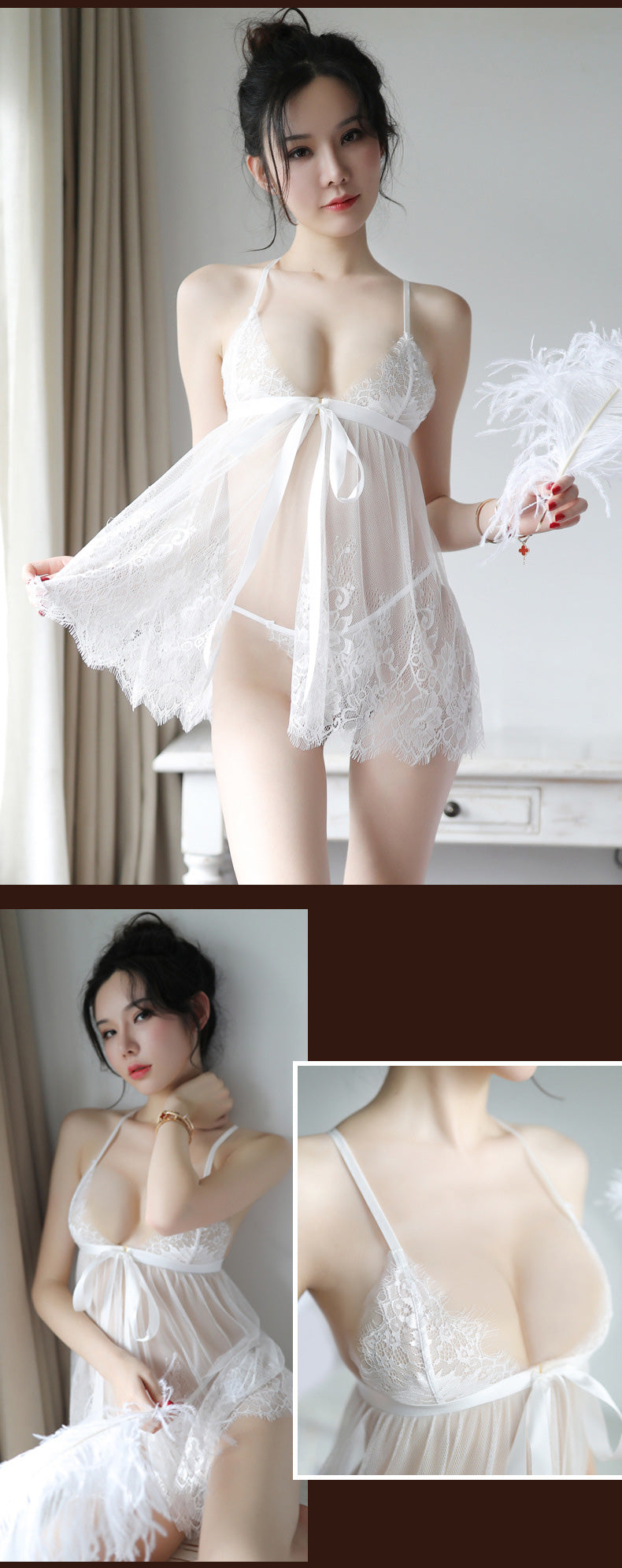 Lingerie Babydoll Open Center ZU2018
