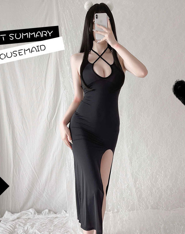 Lingerie Babydoll Long Halter Neck ZU2125