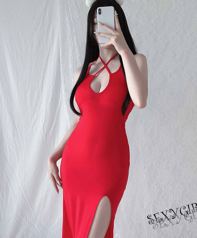 Lingerie Babydoll Long Halter Neck ZU2125