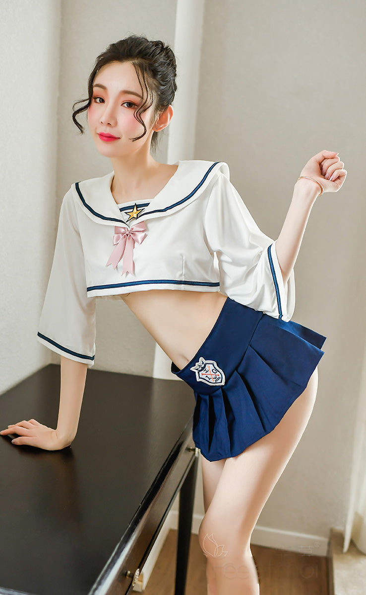 Lingerie Costume Student Two Pieces Long Sleeves ZU6912