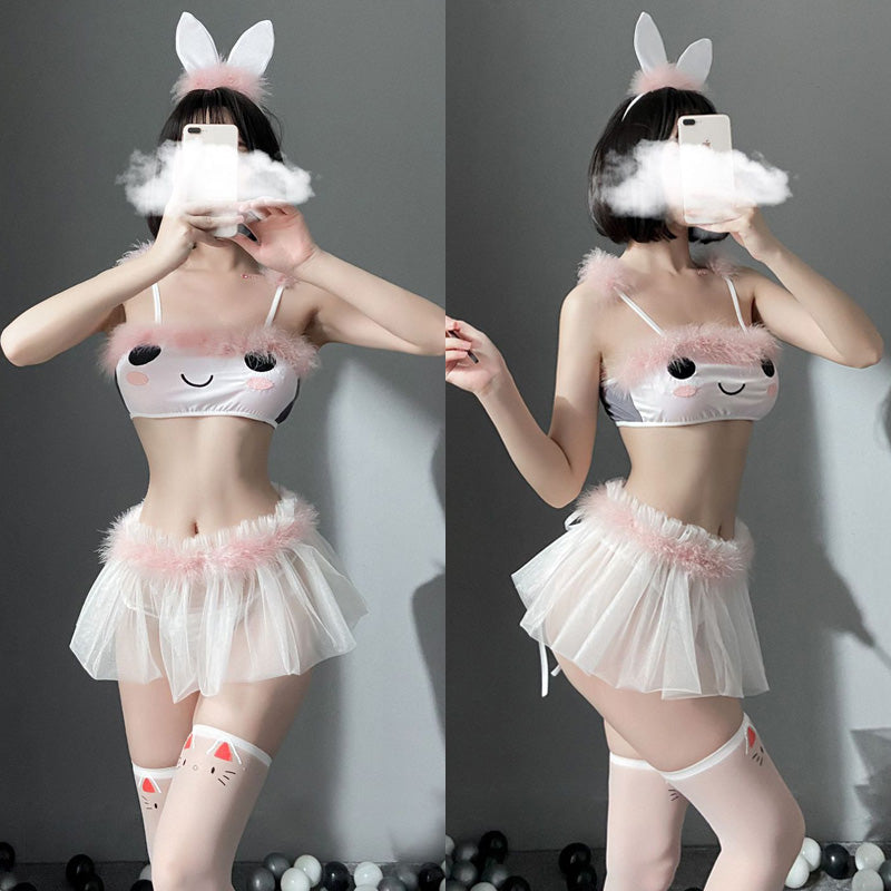 Lingerie Costume Cat Two Pieces Smile ZU6946