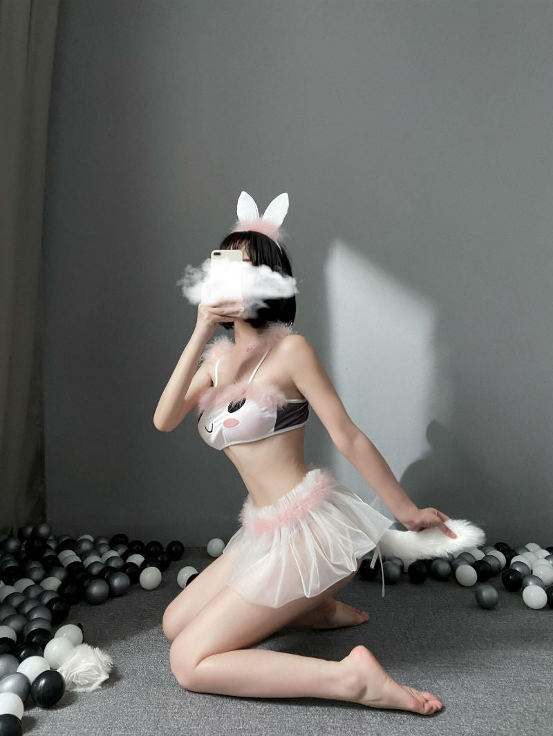Lingerie Costume Cat Two Pieces Smile ZU6946