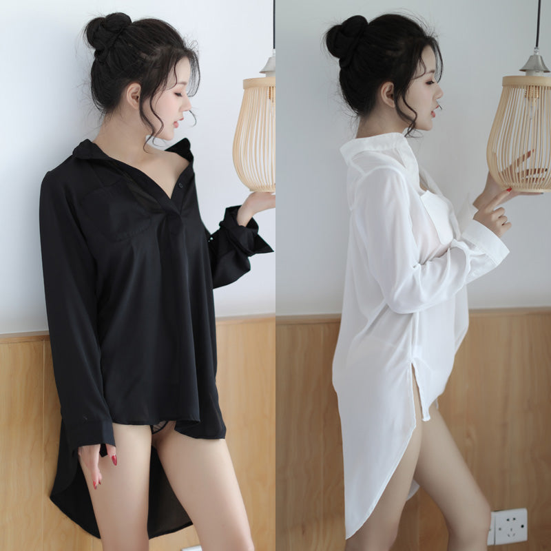 Lingerie Robe Long Sleeves Tailed ZU9024