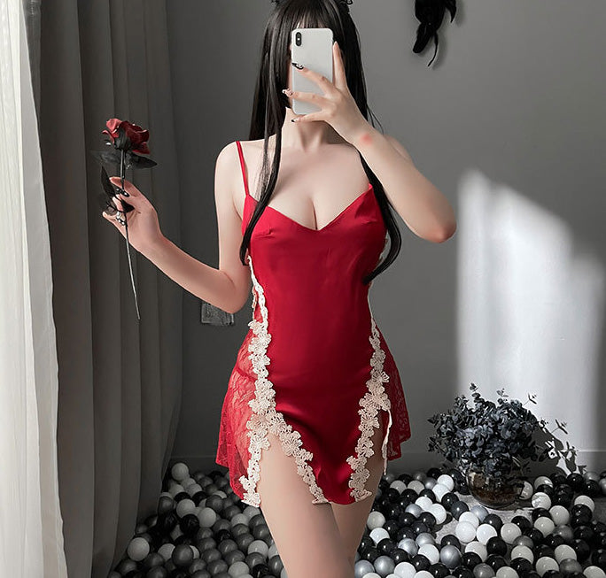 Lingerie Babydoll Lace Sides ZUP030