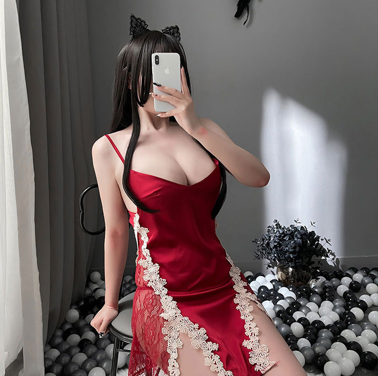 Lingerie Babydoll Lace Sides ZUP030