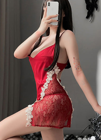 Lingerie Babydoll Lace Sides ZUP030