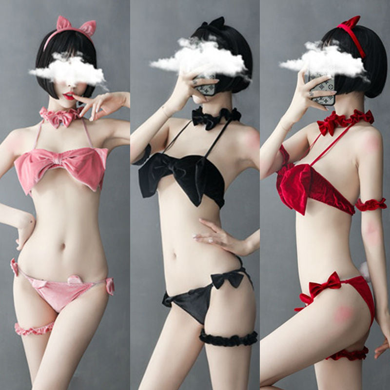 Lingerie Two Pieces Bow Knot ZUR728