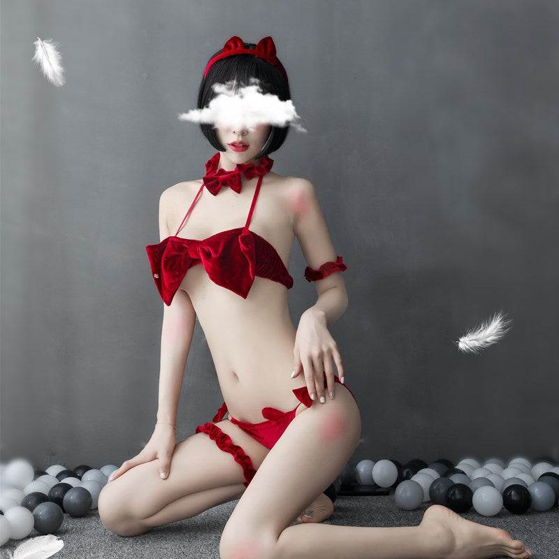 Lingerie Two Pieces Bow Knot ZUR728