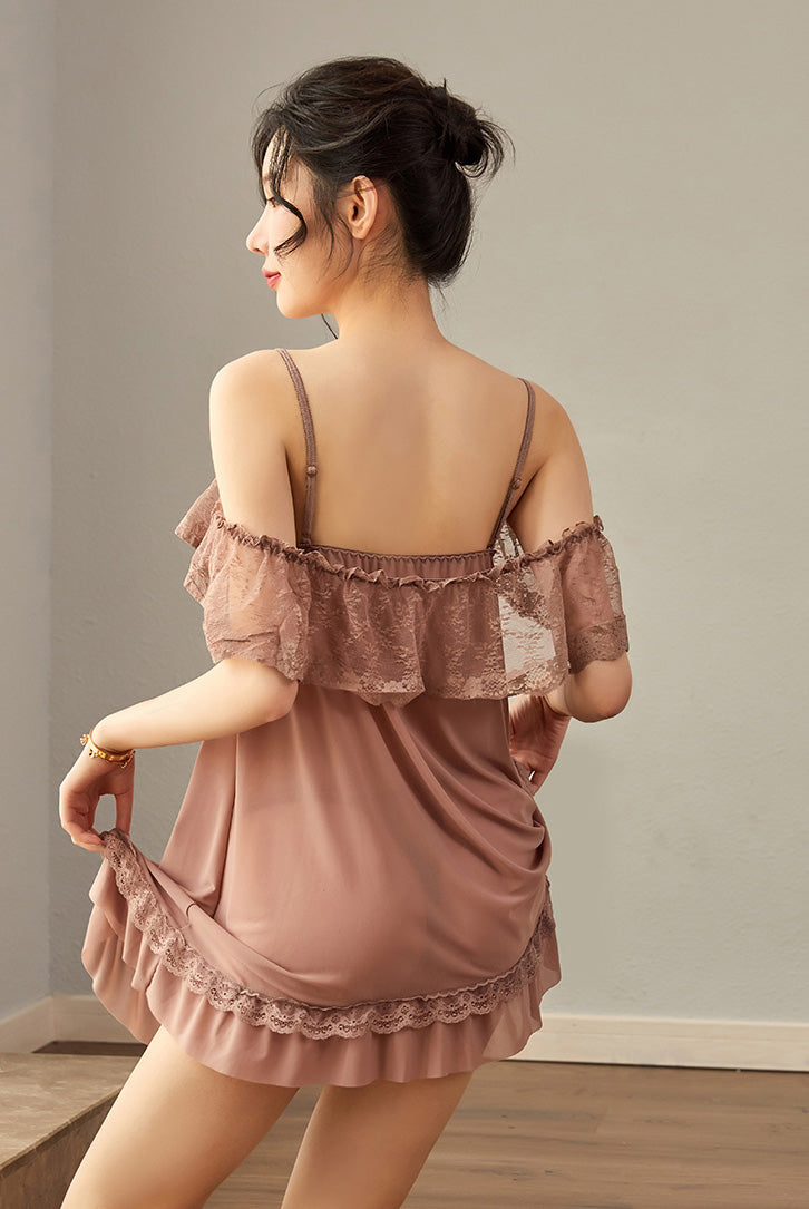 Lingerie Babydoll Lace Upper Wings ZUW952