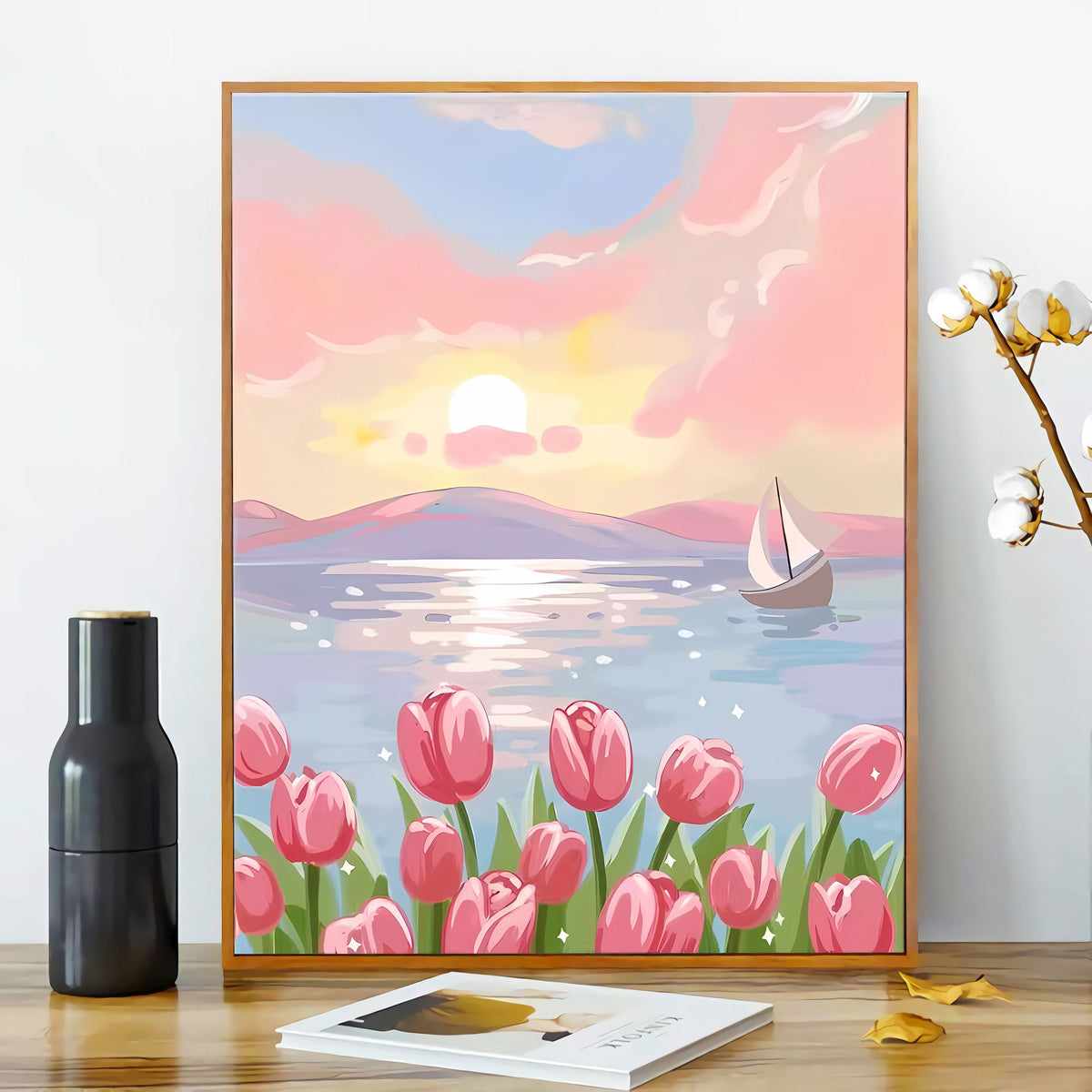 [40x50] Canvas Paint By Number Kit Digital Oil Painting DIY Lukisan Seri A