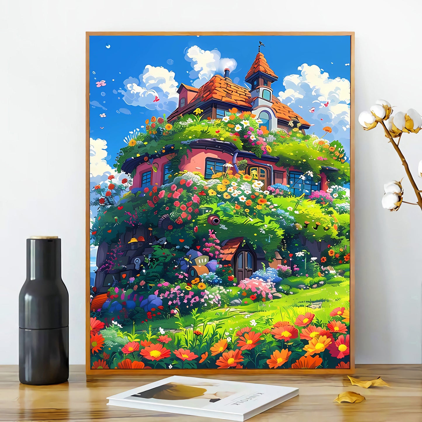 [40x50] Canvas Paint By Number Kit Digital Oil Painting DIY Lukisan Seri A