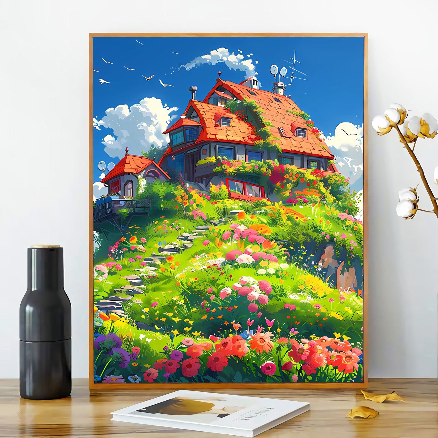 [40x50] Canvas Paint By Number Kit Digital Oil Painting DIY Lukisan Seri A