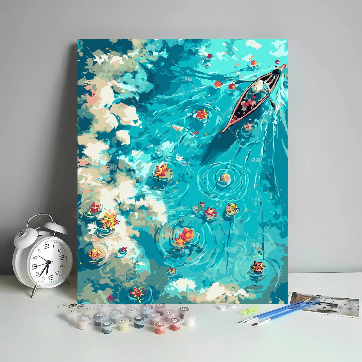 [40x50] Canvas Paint By Number Kit Digital Oil Painting DIY Lukisan Seri P