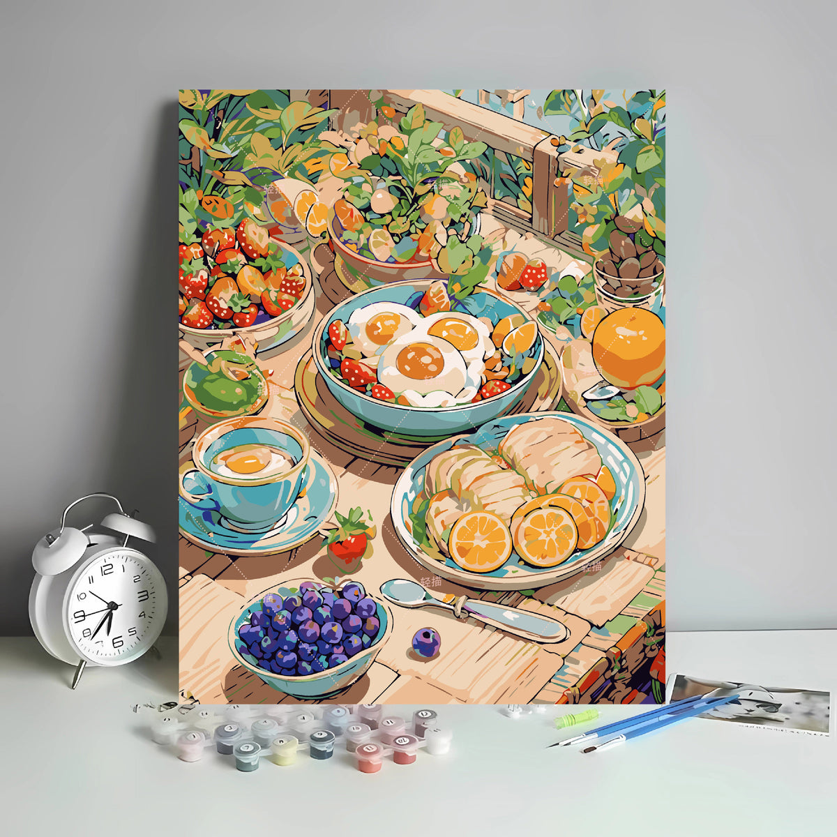 [40x50] Canvas Paint By Number Kit Digital Oil Painting DIY Lukisan Seri F