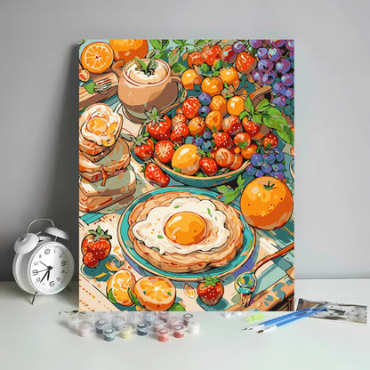 [40x50] Canvas Paint By Number Kit Digital Oil Painting DIY Lukisan Seri F