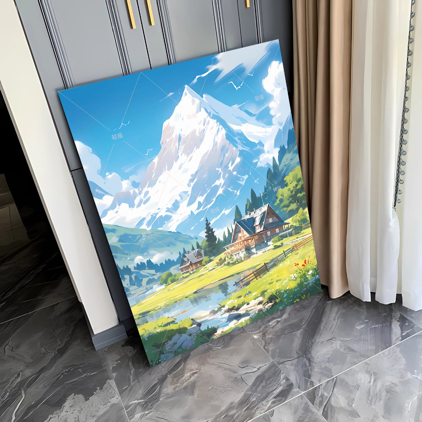 [40x50] Canvas Paint By Number Kit Digital Oil Painting DIY Lukisan Seri A
