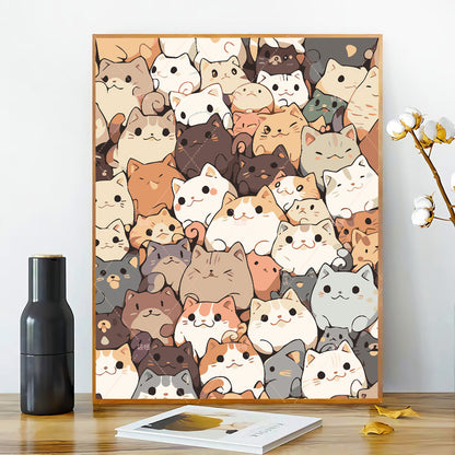 [40x50] Canvas Paint By Number Kit Digital Oil Painting DIY Lukisan Seri G
