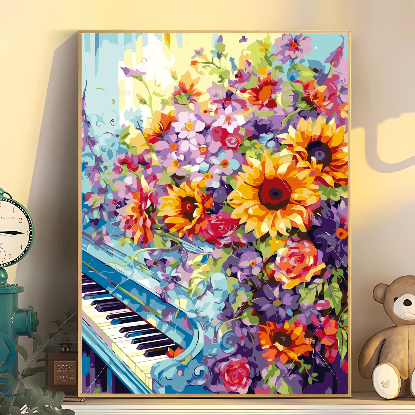 [40x50] Canvas Paint By Number Kit Digital Oil Painting DIY Lukisan Seri B