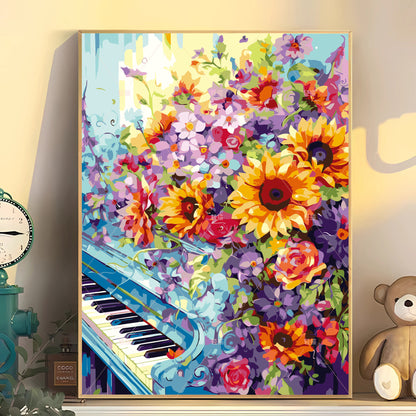 [40x50] Canvas Paint By Number Kit Digital Oil Painting DIY Lukisan Seri B