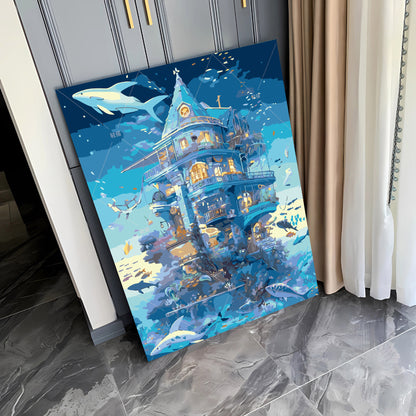 [40x50] Canvas Paint By Number Kit Digital Oil Painting DIY Lukisan Seri F