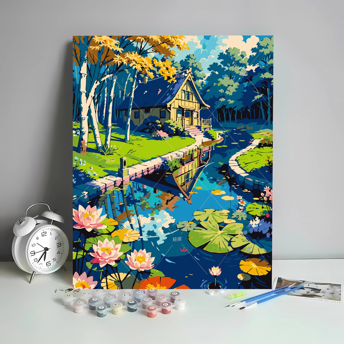 [40x50] Canvas Paint By Number Kit Digital Oil Painting DIY Lukisan Seri P