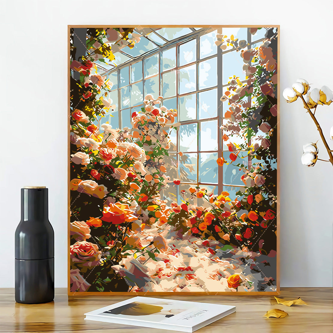[40x50] Canvas Paint By Number Kit Digital Oil Painting DIY Lukisan Seri F
