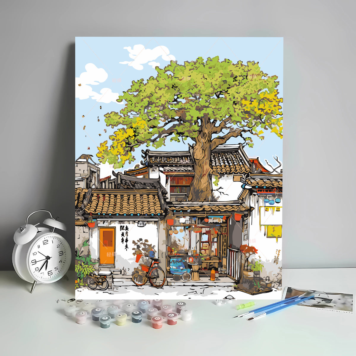 [40x50] Canvas Paint By Number Kit Digital Oil Painting DIY Lukisan Seri F