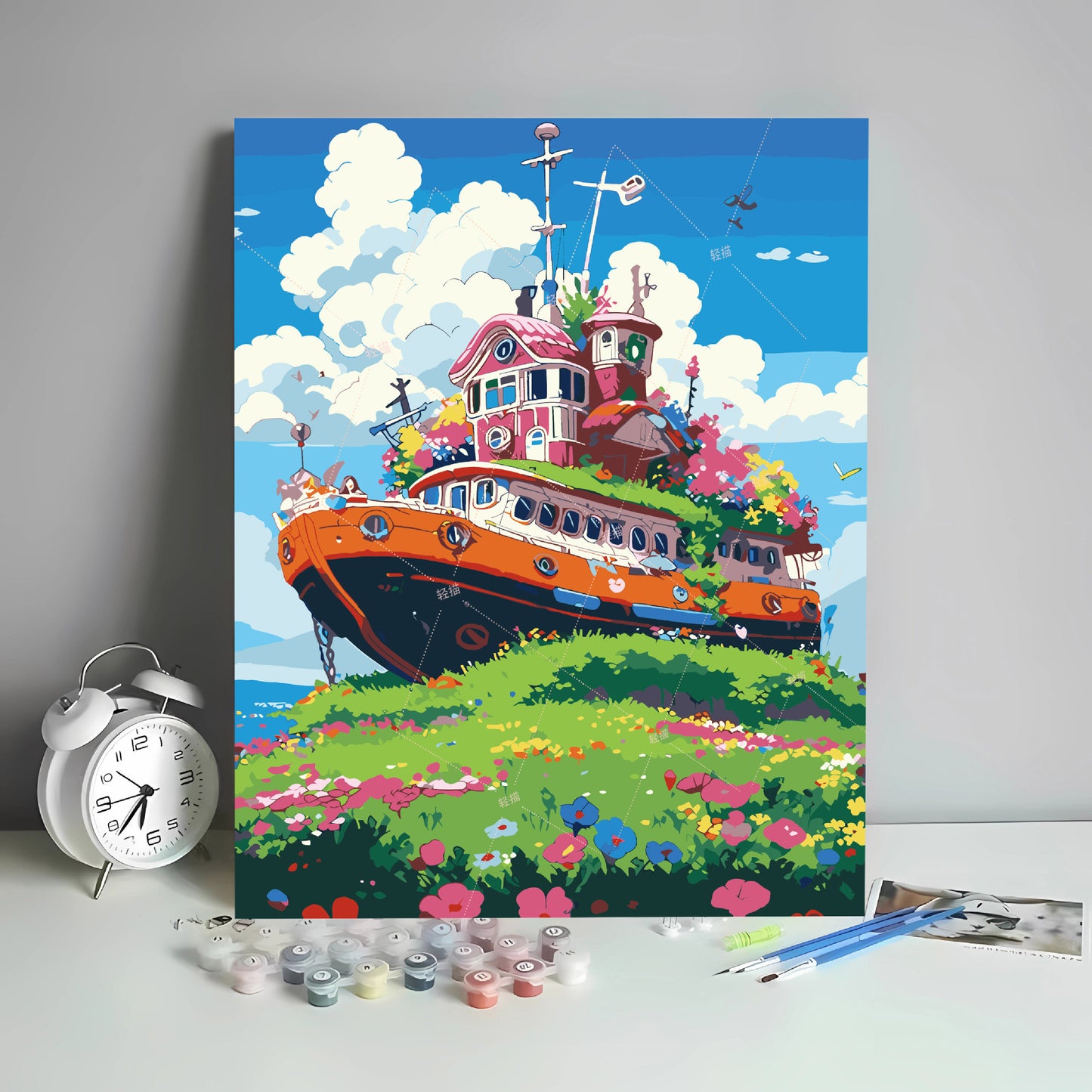 [40x50] Canvas Paint By Number Kit Digital Oil Painting DIY Lukisan Seri P
