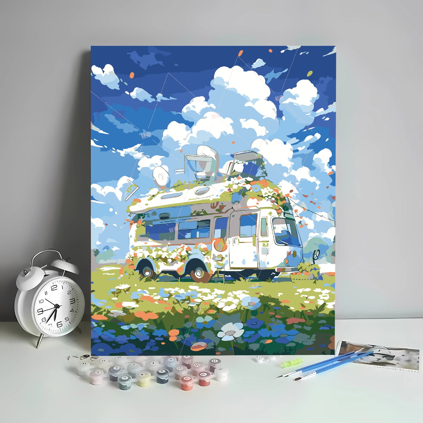 [40x50] Canvas Paint By Number Kit Digital Oil Painting DIY Lukisan Seri P