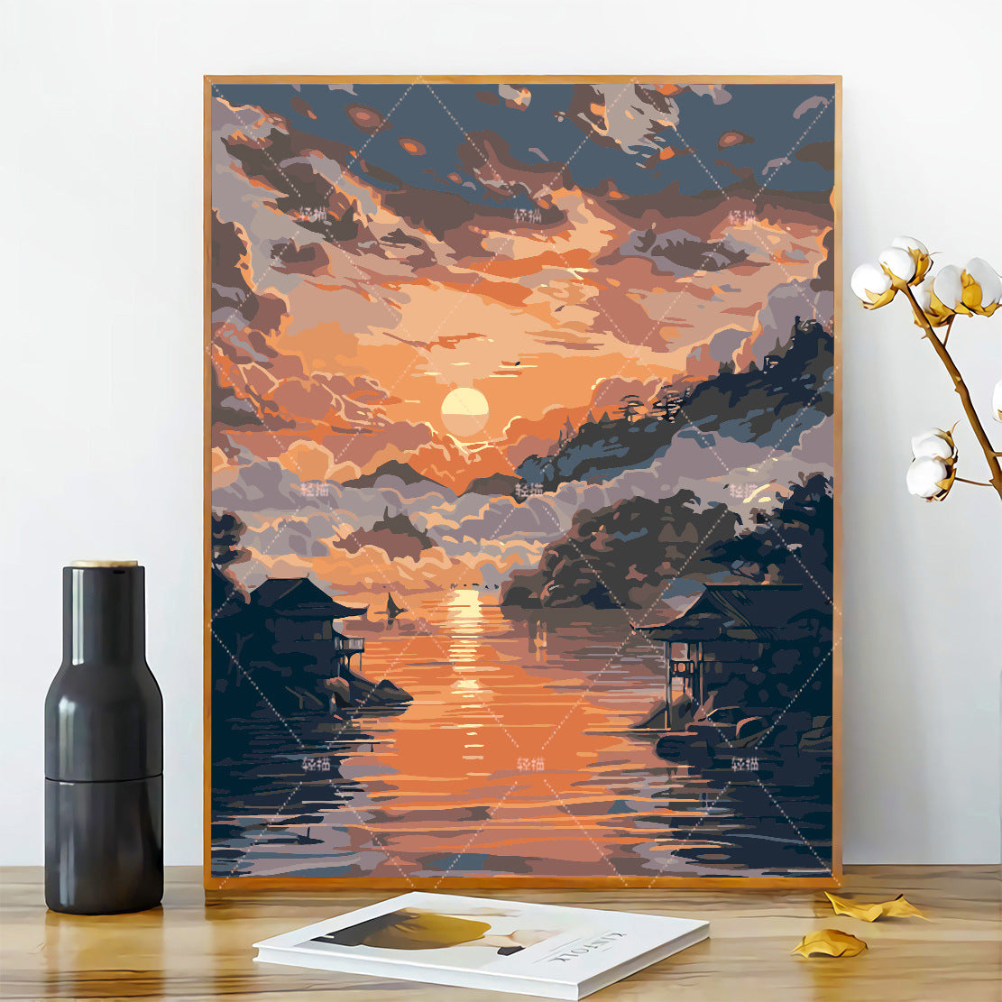 [40x50] Canvas Paint By Number Kit Digital Oil Painting DIY Lukisan Seri A