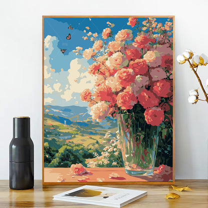 [40x50] Canvas Paint By Number Kit Digital Oil Painting DIY Lukisan Seri A