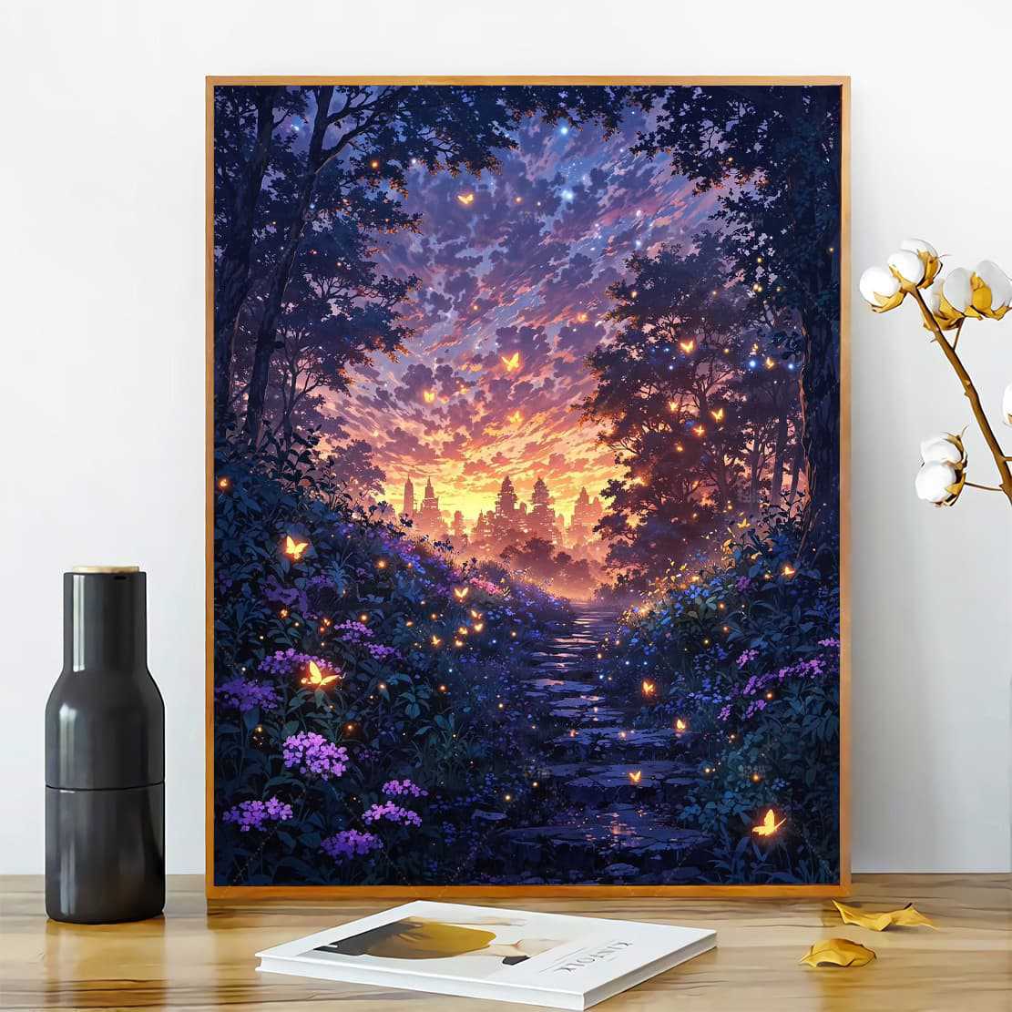 [40x50] Canvas Paint By Number Kit Digital Oil Painting DIY Lukisan Seri F