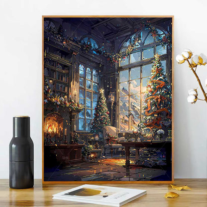 [40x50] Canvas Paint By Number Kit Digital Oil Painting DIY Lukisan Seri C