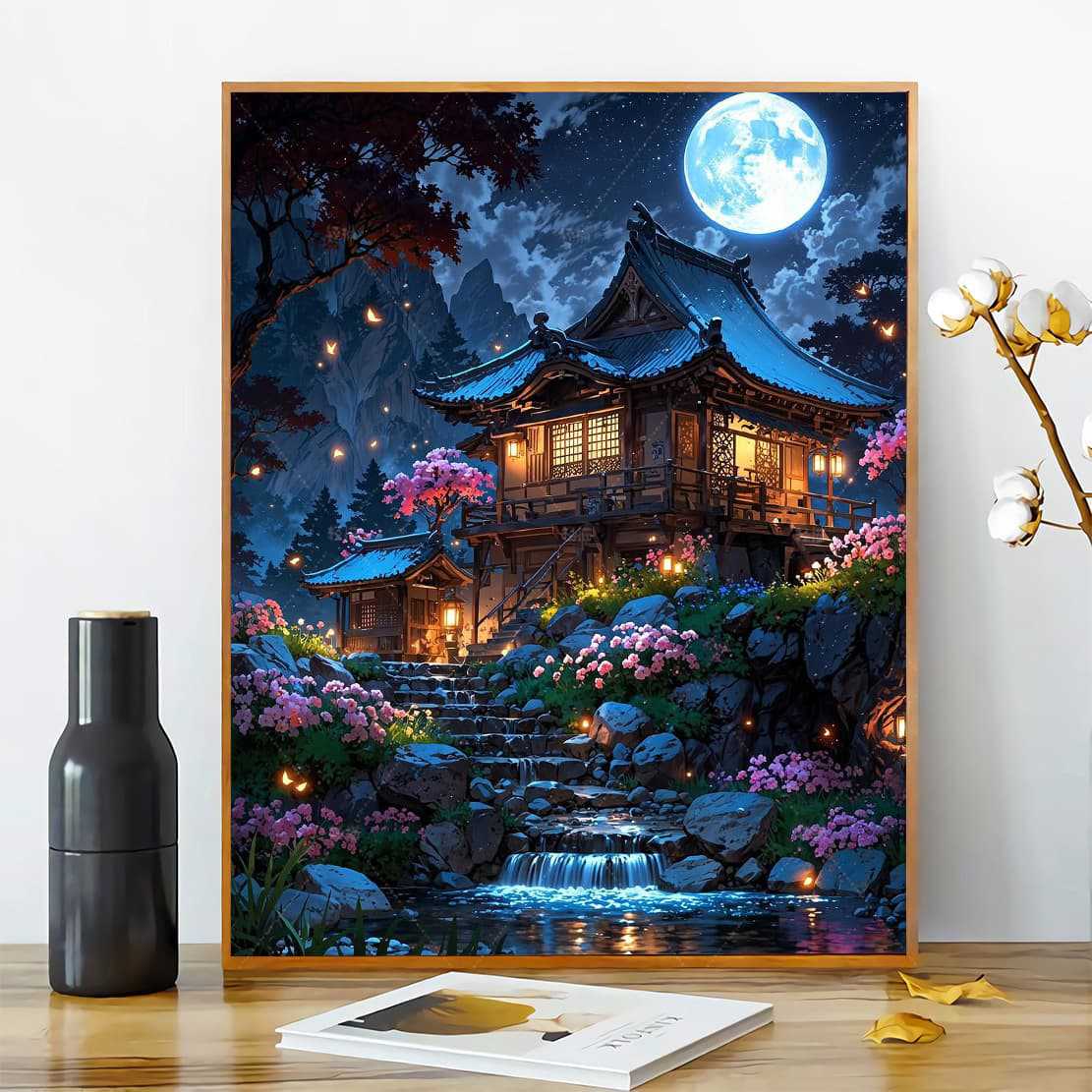 [40x50] Canvas Paint By Number Kit Digital Oil Painting DIY Lukisan Seri C