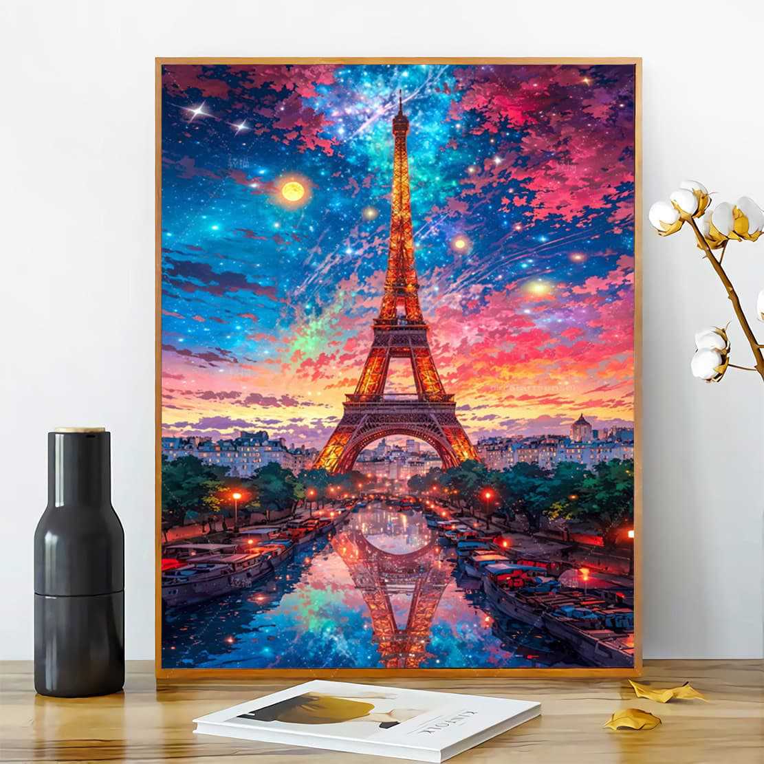 [40x50] Canvas Paint By Number Kit Digital Oil Painting DIY Lukisan Seri C