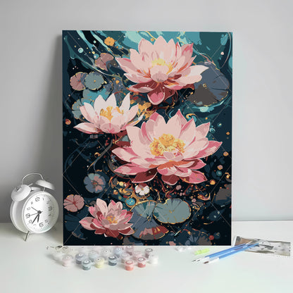 [40x50] Canvas Paint By Number Kit Digital Oil Painting DIY Lukisan Seri B