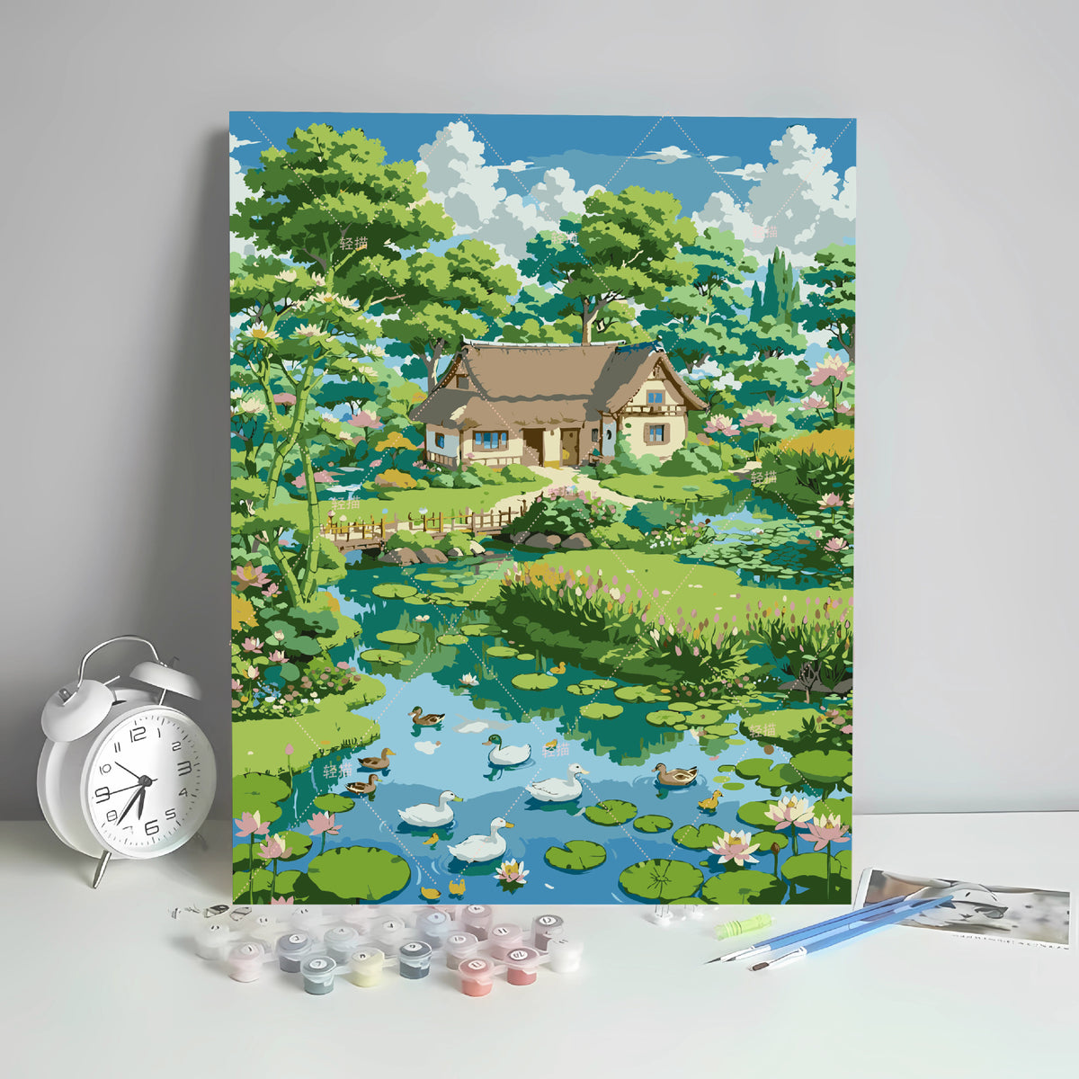 [40x50] Canvas Paint By Number Kit Digital Oil Painting DIY Lukisan Seri B